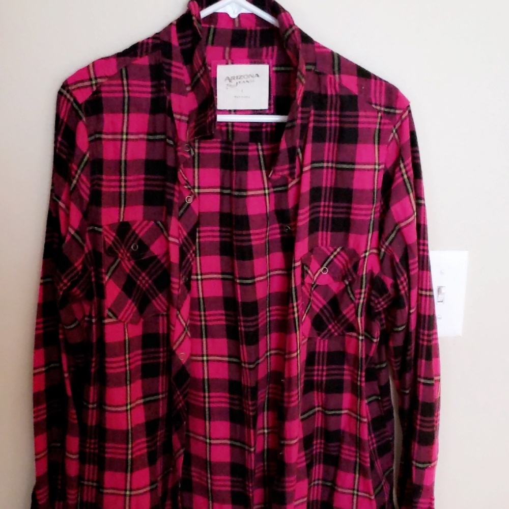 Plaid long sleeve shirt